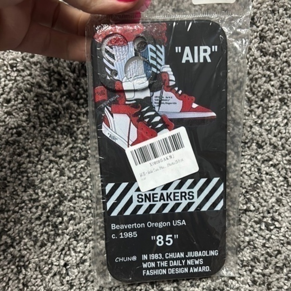 Cool Basketball Sports Sneaker Phone Case for iPhone 15 Plus Case for Boys Men